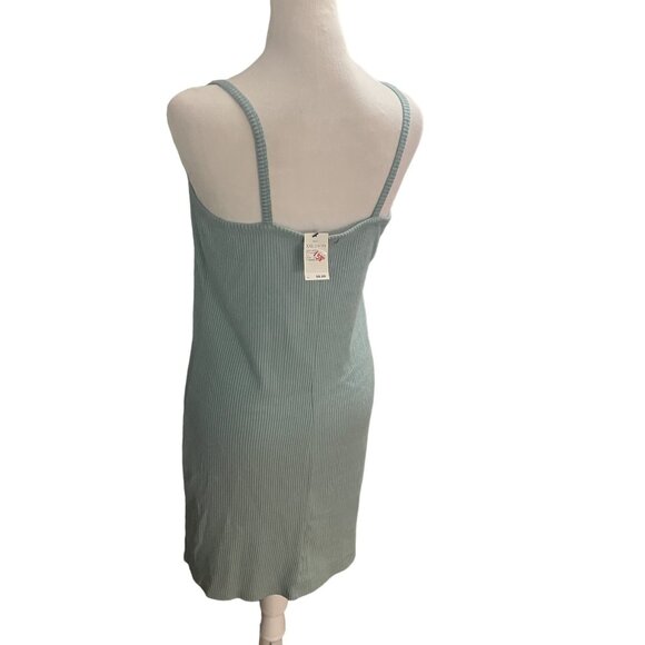 Art Class XXL Green Sleeveless Ribbed Knit Dress Youth Girls NWT - Picture 3 of 5